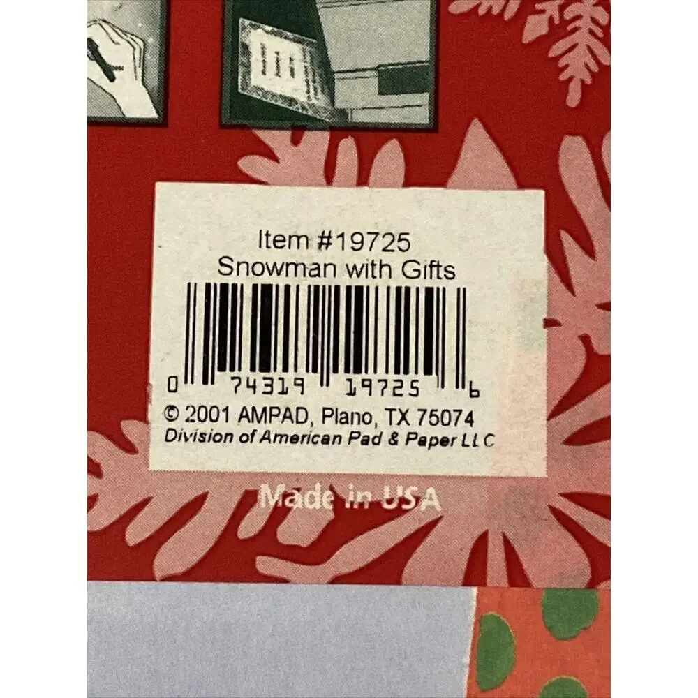 Vtg Personalized Christmas Cards Happy Holidays + 35 Sheets Paper Print Personal